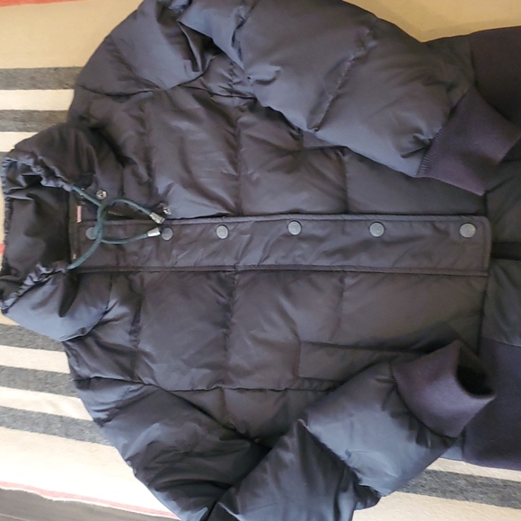 Juicy Couture Black Quilted Puffer Coat Sz Small - Picture 8 of 8